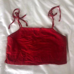 Red Brandy Melville Tank Top